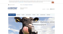 Desktop Screenshot of lekowet.pl
